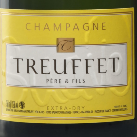 Champagne Treuffet Suave Extra-Dry : Finesse & élégance du Pinot Noir